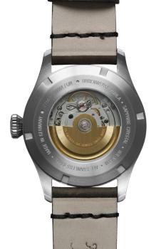 Preview: Bauhaus Aviation Herrenuhr Automatik mit Datum und Lederarmband